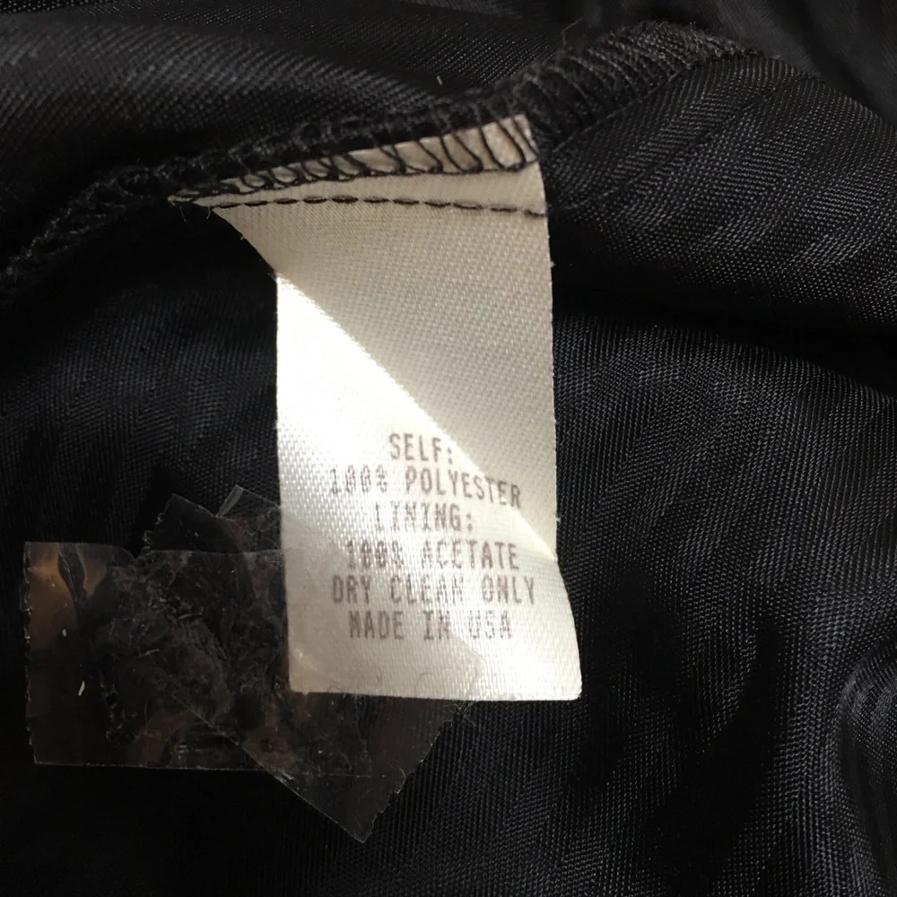 Nanette Lepore lace trim embroidered skirt black size 6 flounce hem - Picture 7 of 7